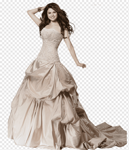 Селена Гомес в свадебном платье