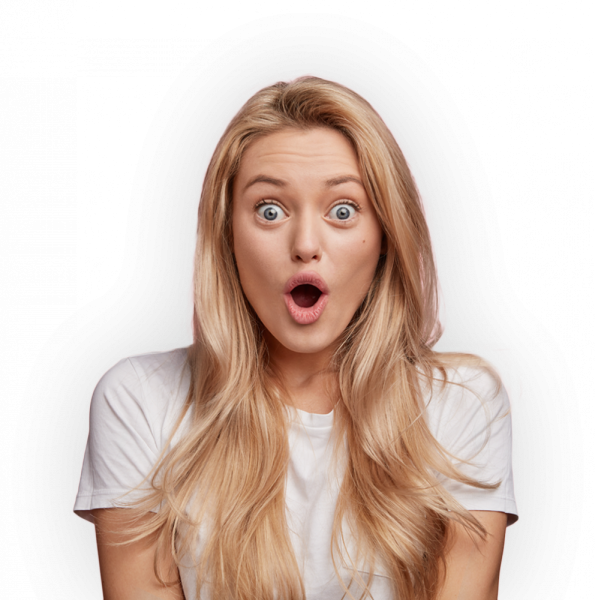 Девушка в шоке