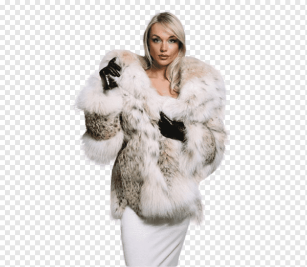 Девушка в шубе в полный рост