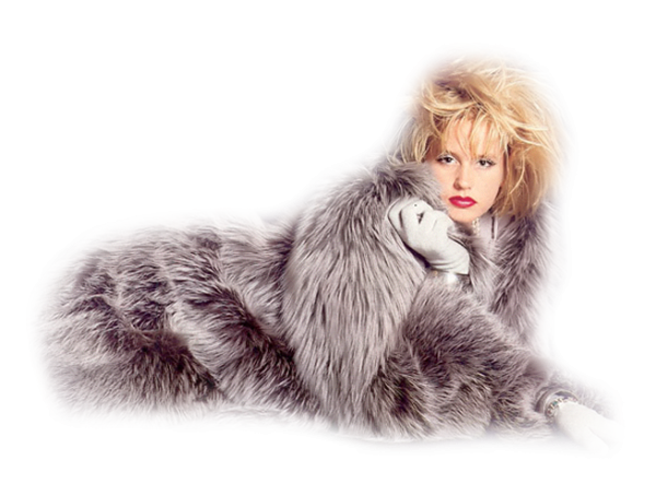 Женщина в шубе