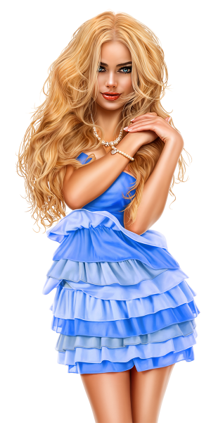 Девушка в платье