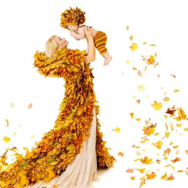 Девочка осень