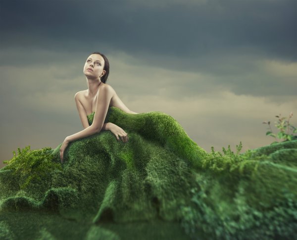 Женское тело в природе