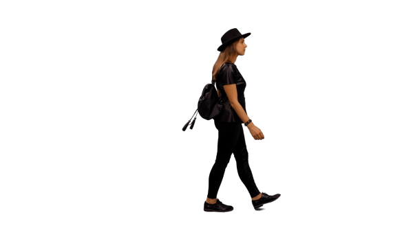 Человек идет