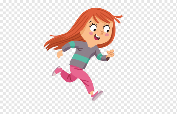 Мультяшка бежит