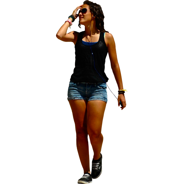 Девушка без фона