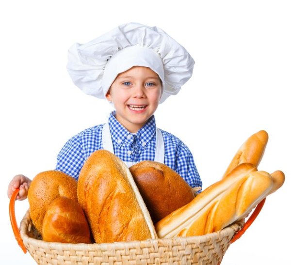 Повар с хлебом