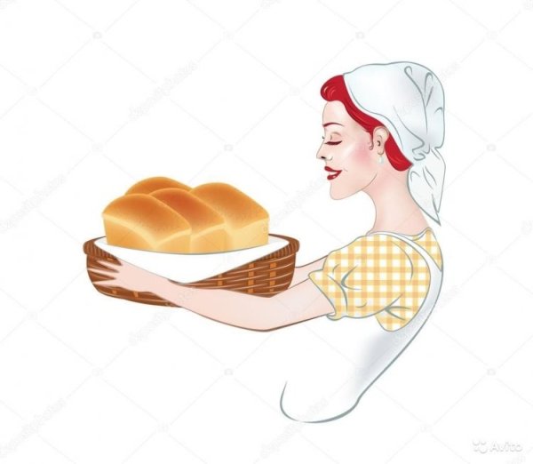 Нарисовать девушку с пирогом