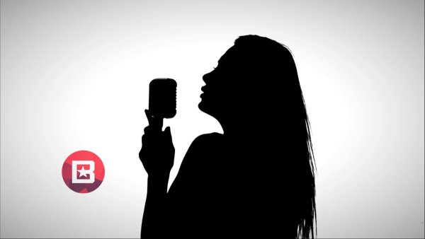 Певица силуэт