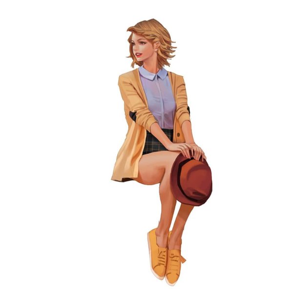 Человек сидит