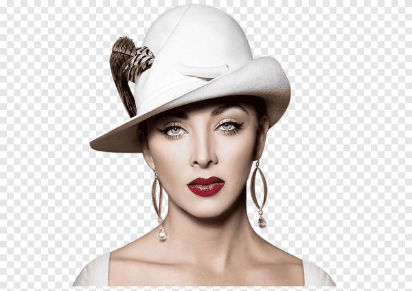 Дама в белой шляпе