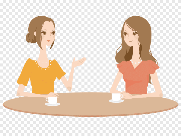 Иллюстрации девушки разговор