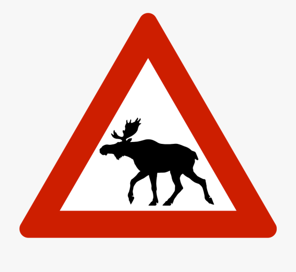 Знак Дикие животные