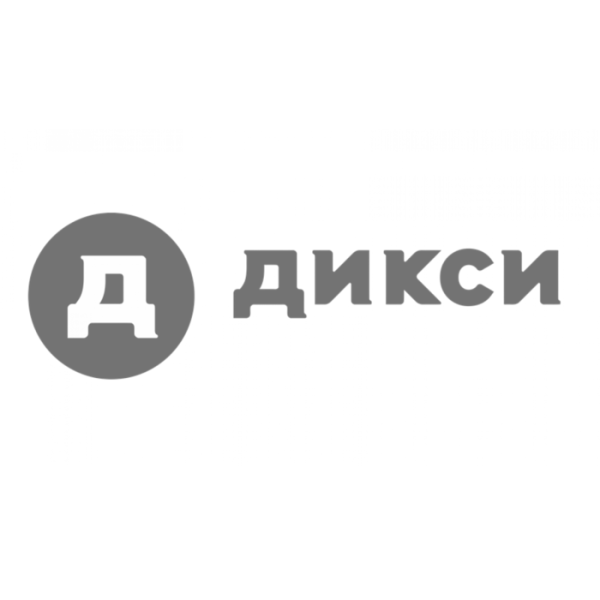 Дикси логотип белый