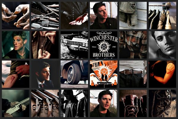 Дин Винчестер коллаж