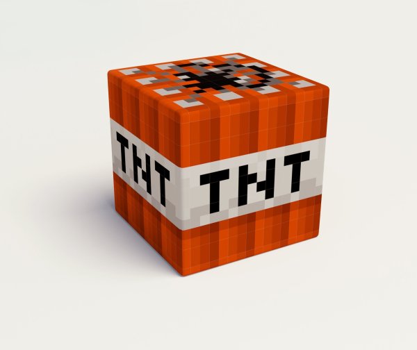 Кубик Динамит майнкрафт