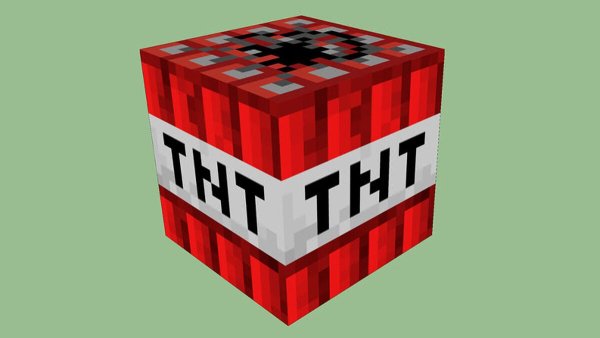 Кубик Динамит майнкрафт