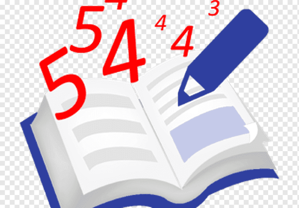 Дневник с оценками на белом фоне