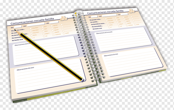 Школьный журнал на прозрачном фоне