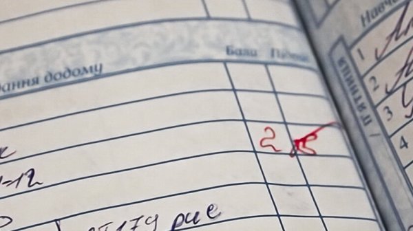 Оценка двойка в дневнике