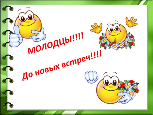 Молодцы до новых встреч