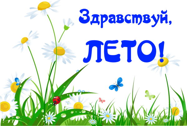 Здравствуй лето надпись на прозрачном фоне