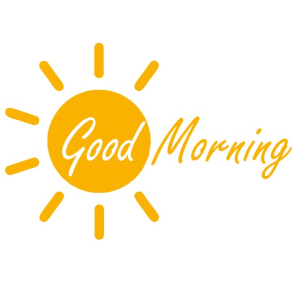 Доброе утро PNG на прозрачном фоне