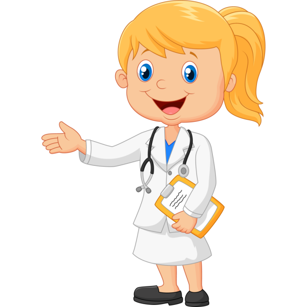 Мультяшные дети врачи
