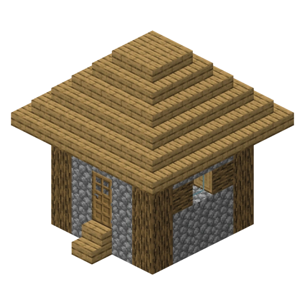 Дом майнкрафт 1.16.5 деревня