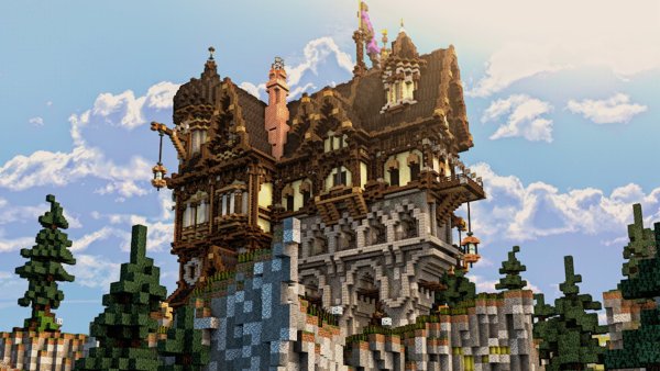 Красивые средневековые постройки