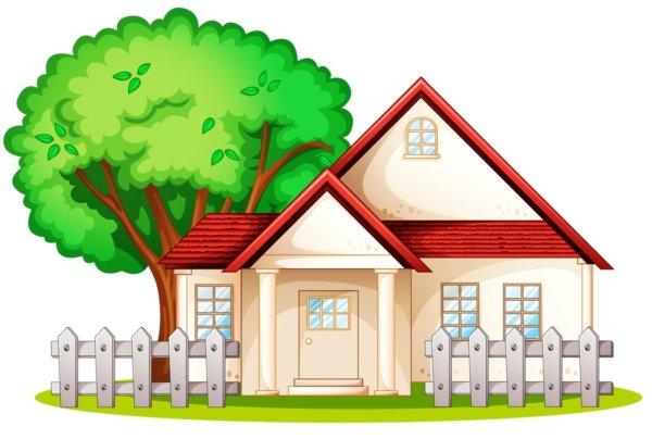 Домик мультяшный