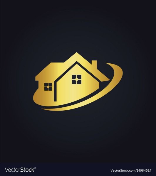 Стилизованный дом для логотипа