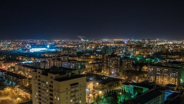 Ночной Челябинск Ленинский район