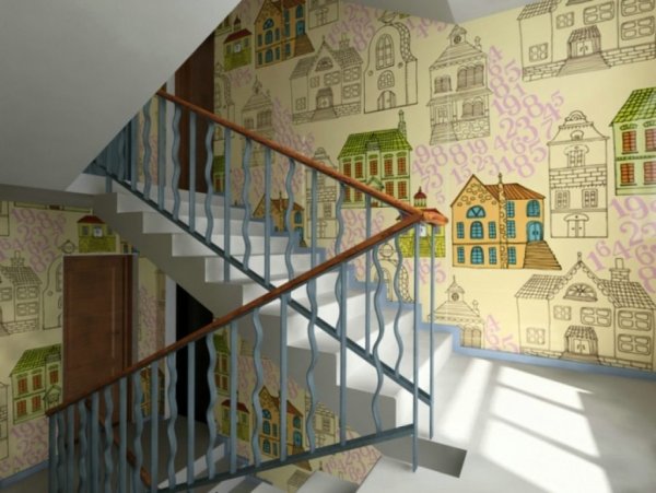 Разрисованные подъезды домов