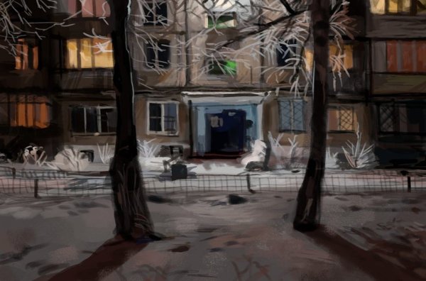 Пятиэтажки пейзаж