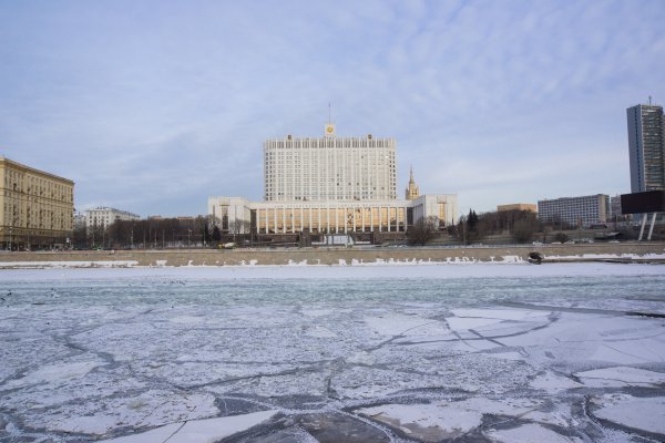 Дом правительства Российской Федерации зима
