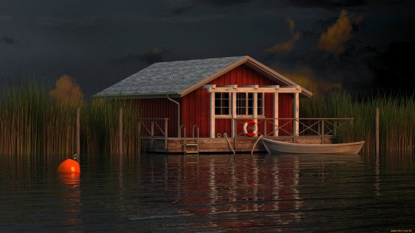 Дома на воде