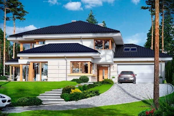 Проект солидного функционального коттеджа s8-301