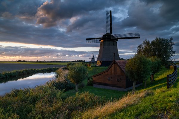 Нидерланды Речная мельница
