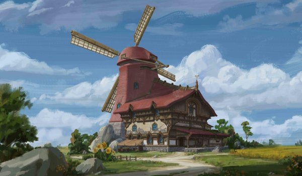 Fantasy Art мельница