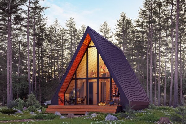 А фрейм дом шалаш