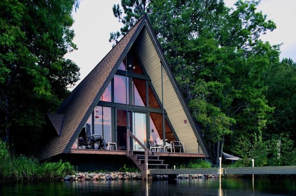 Дом a-frame (дом шалаш)