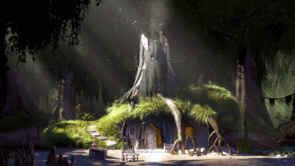 Дом Шрека на болоте