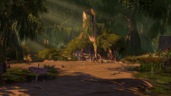 Болото из мультфильма Шрек