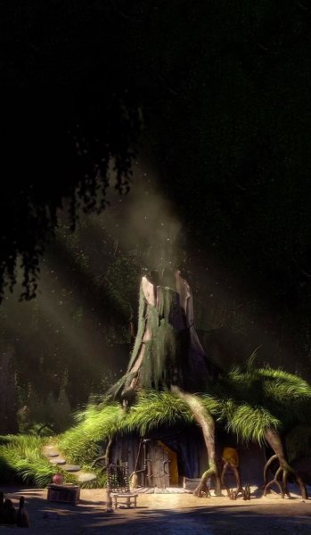 Дом Шрека на болоте