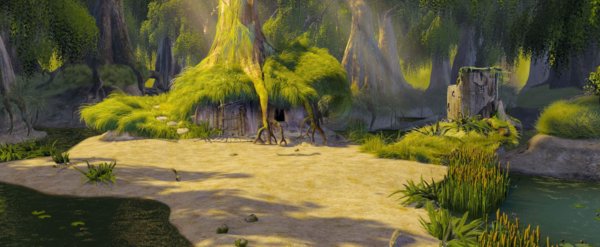 Дом Шрека на болоте