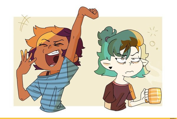 The Owl House Amity арт