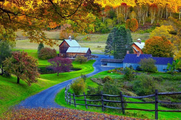 США штат Вермонт деревня