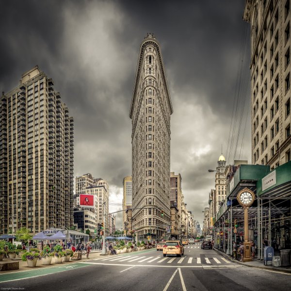 Flatiron building в Нью-Йорке