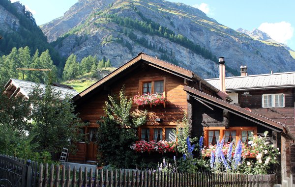 Деревни Альпов Швейцария